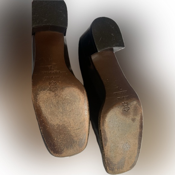 ANN TAYLOR leather business work loafer in brown. Made in Italy, 7.5 - Picture 6 of 6